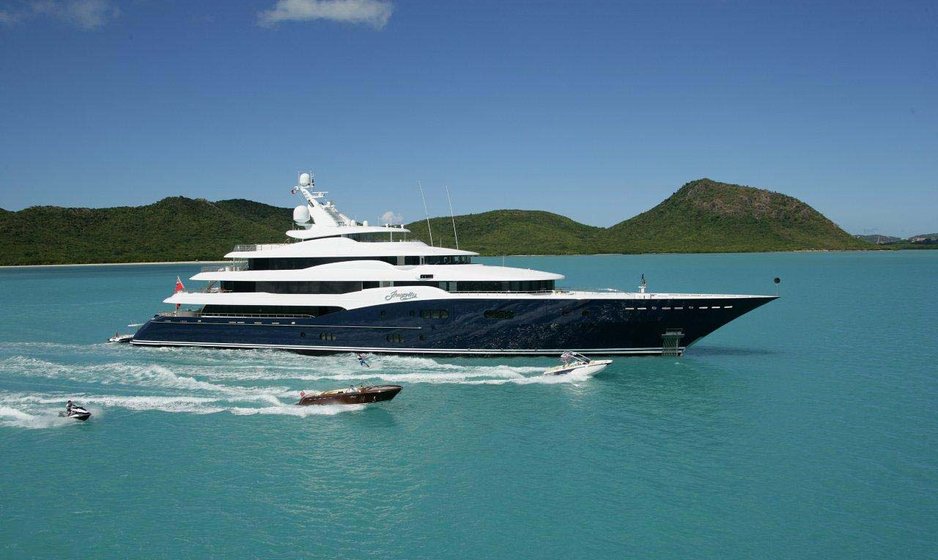 Superyacht AMARYLLIS opens bookings for Caribbean yacht charters in winter 2026/27