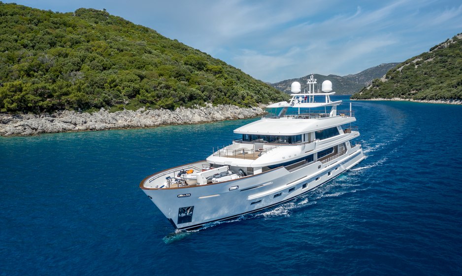 Embark on a Greece yacht charter with discounted rates onboard luxury yacht rental SUNRISE