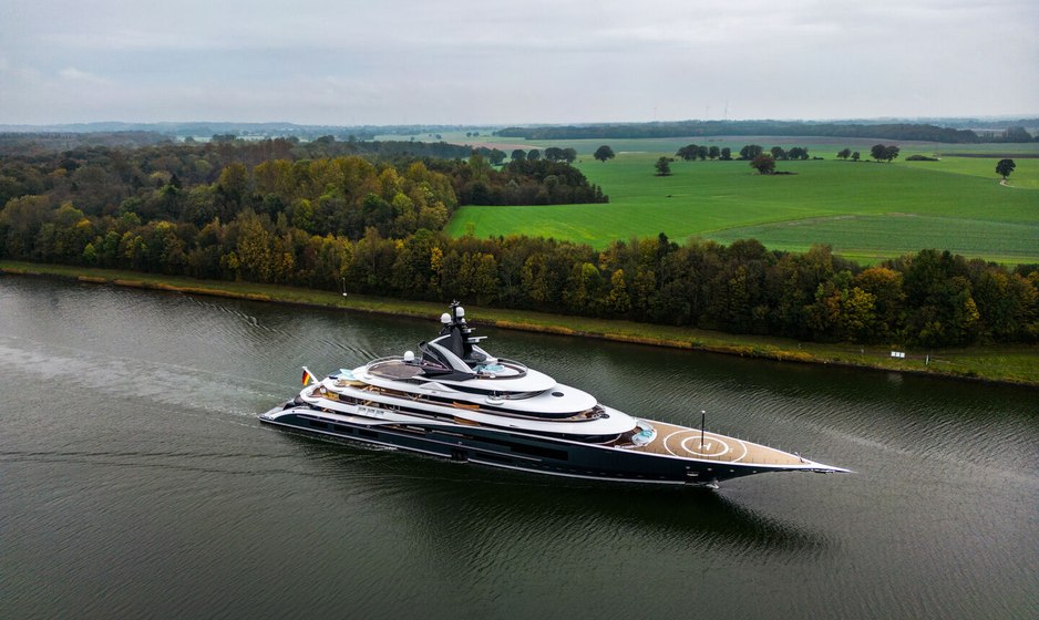 122m Lürssen superyacht charter KISMET delivered