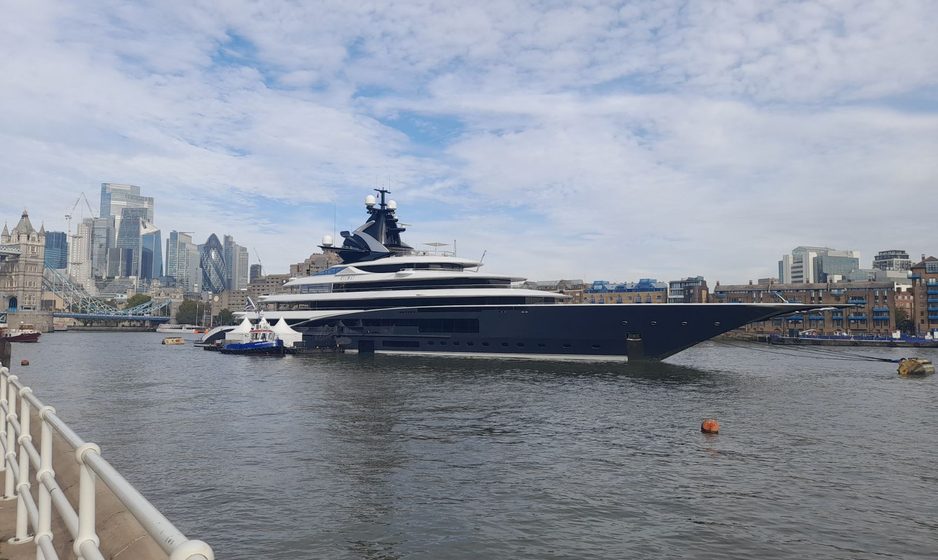 KISMET returns to London: Iconic 122M Superyacht Charter Marks Her Third Visit to the English Capital