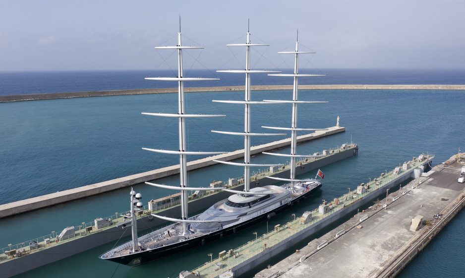 In pictures: sailing yacht MALTESE FALCON completes her refit at Lubsen