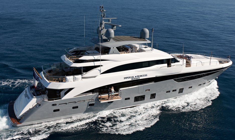 Final Summer 2026 Availability Released for Superyacht Charter IMPERIAL PRINCESS BEATRICE