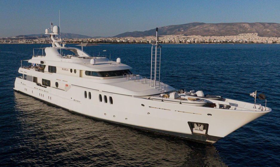 Escape the ordinary on a reduced rate Greece yacht charter with 50m superyacht rental MARLA