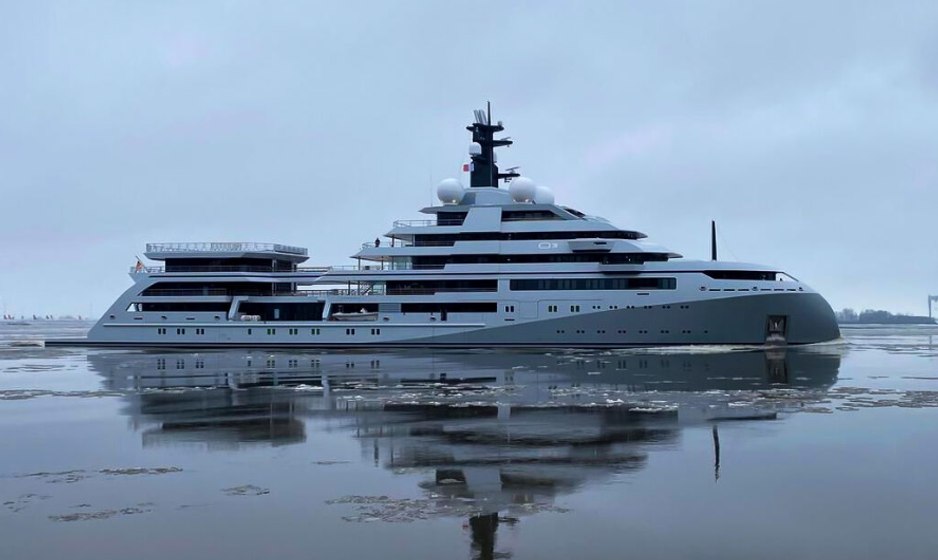 110M Lürssen Superyacht O3 On The Move For Latest Set Of Sea Trials 