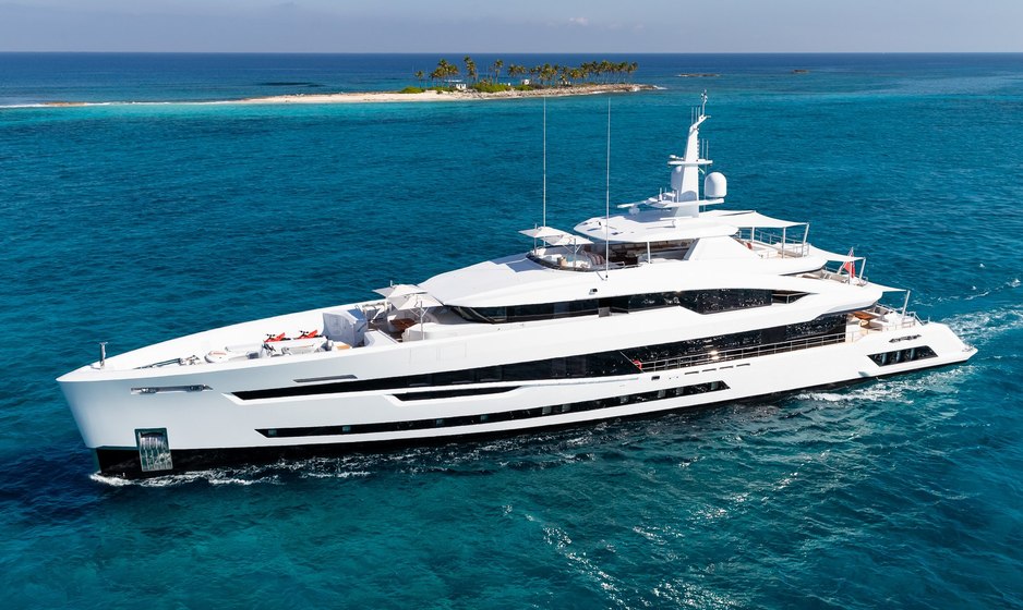 Heesen's first 5700 Aluminium superyacht SANTOSHA joins Mediterranean yacht charter fleet