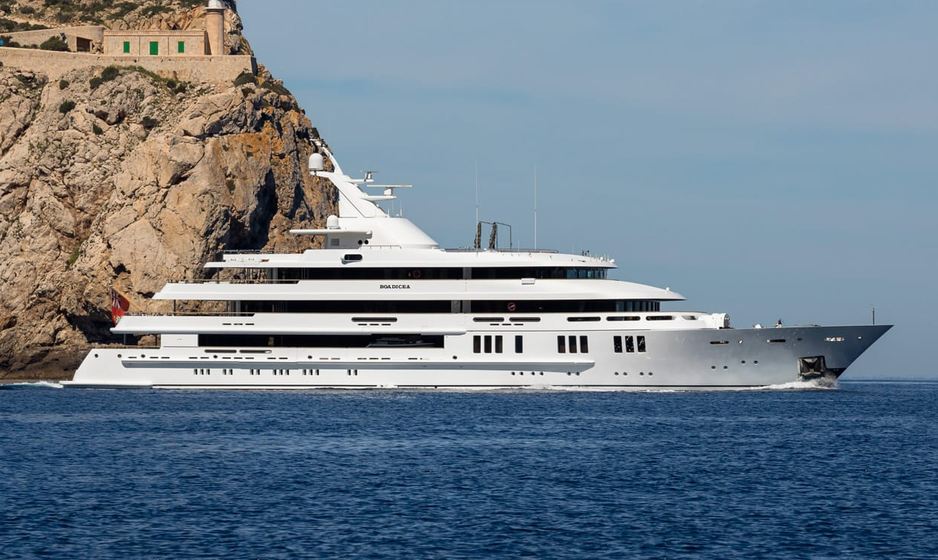 76M Amels Superyacht BOADICEA joins Caribbean yacht charter fleet