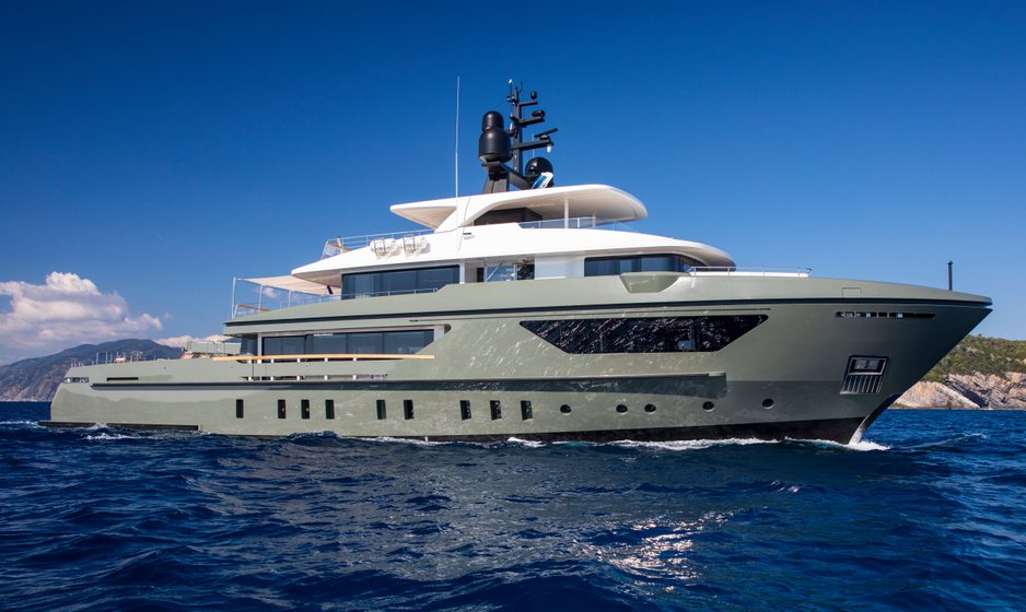 Embark on a Balearic escape with discounted rates aboard 42m Sanlorenzo charter yacht MOKA