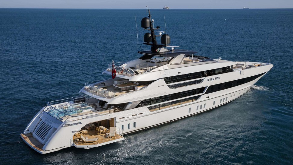 Seven Sins Yacht Charter Price Sanlorenzo Luxury Yacht Charter