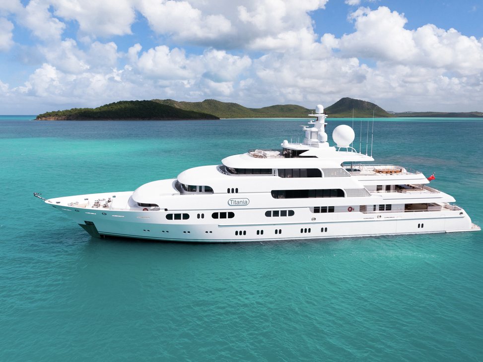 Titania Yacht Charter Price Lurssen Luxury Yacht Charter